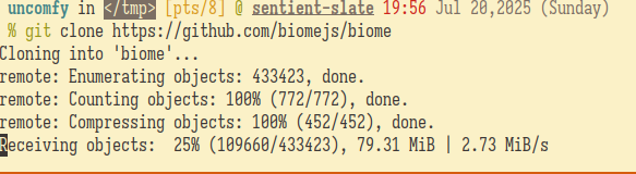 Cloning upstream repo